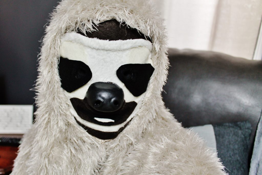 diy sloth costume