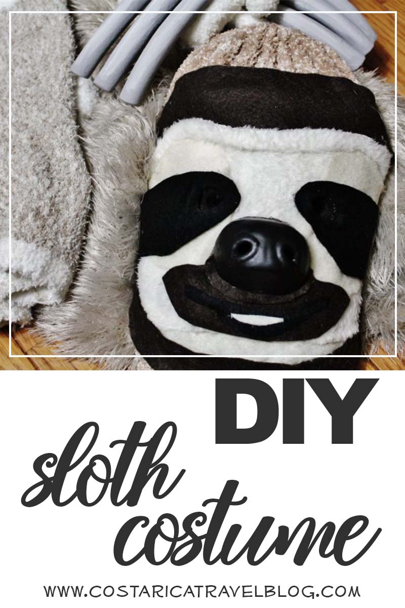 DIY sloth costume