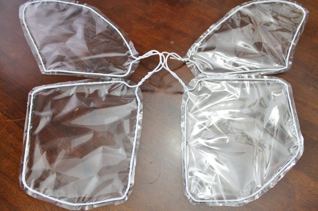 DIY Costa Rica morpho butterfly costume