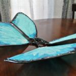DIY Costa Rica morpho butterfly costume
