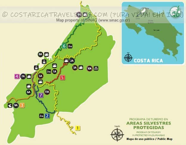 Cano Negro Mixed Wildlife Refuge Trail Map