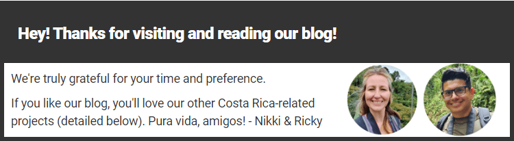 Costa Rica Travel Blog